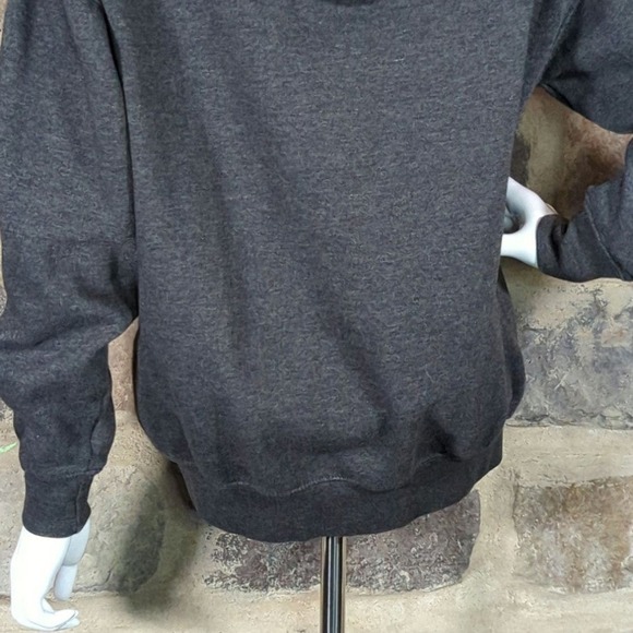 Bay State Gear Salem Massachusetts Dark Gray Hooded Pullover Woman's Size Small - Picture 8 of 13